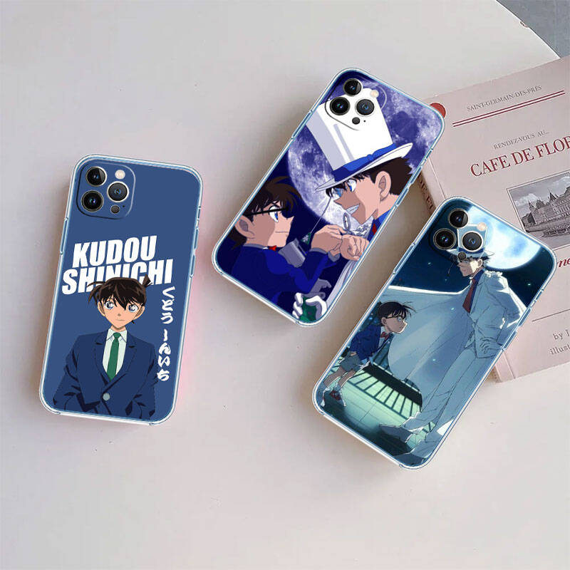 MH39 Detective Conan Phone Case for Motorola Edge 20 30 S30 40 50 Fusion Lite Plus Pro Neo Ultra One Power Action Macro Hyper Vision Zoom