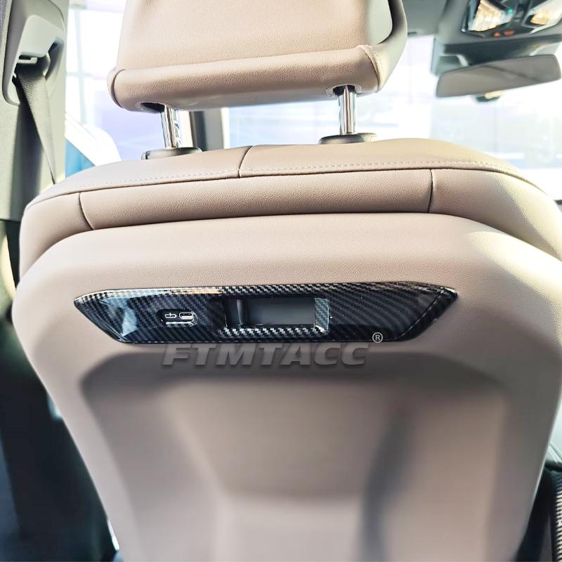 for BMW X3 G45 2025 2026+ LHD ABS Carbon Fiber Center Console Gear Shift Frame Cover Panel Trim Car Accessories