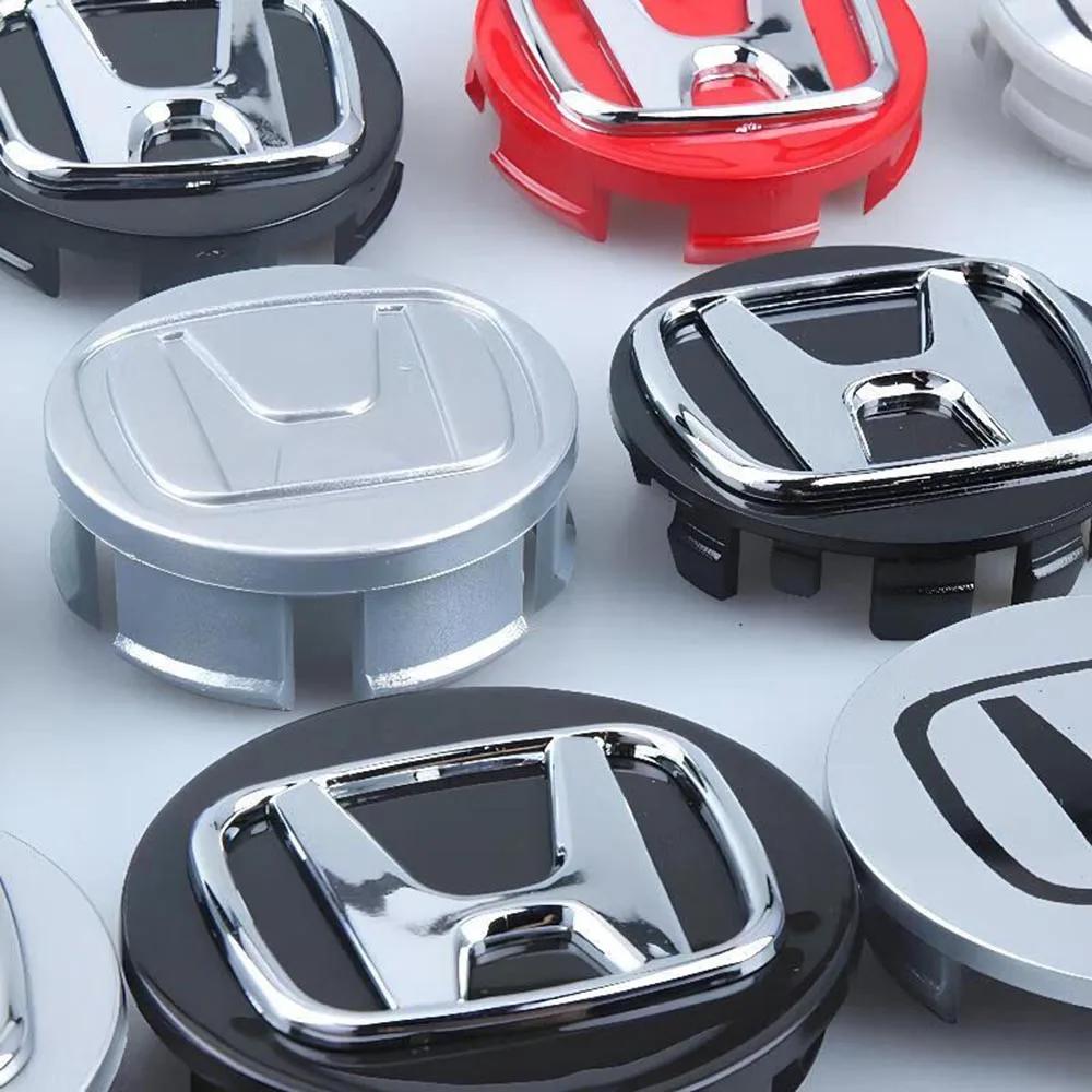 4pcs 69mm Car Wheel Center Hub Caps Dustproof Cover Emblems for Honda Accord CRV XRV Civic Odyssey Rim Hub Emblemem