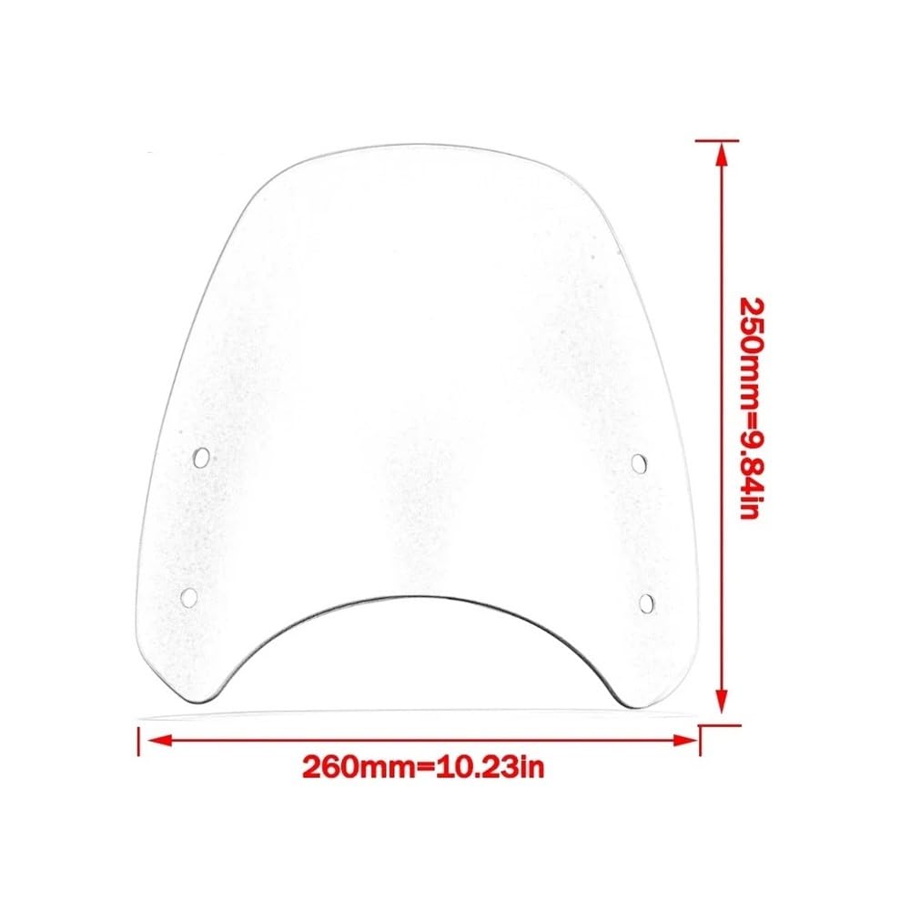 Дефлектор ветрового стекла Мотоциклетное ветровое стекло Ветровое стекло Triumph Street Twin Bonneville Scrambler 1200 XE XC BE 2019-2021 Дефлектор ветра