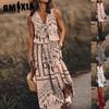 Summer Women Dress Long Sleeveless Casual Ladies Dress Zipper Letter Print Waist