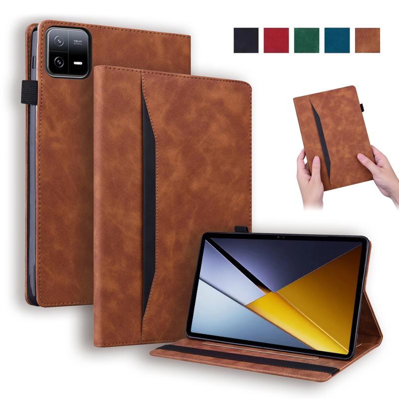 Чехол-кошелек Funda для Xiaomi Poco Pad X1 11,2 дюйма, роскошный ПУ-кожа, с подставкой, чехол-обложка для Poco Pad X1 11,2 2025