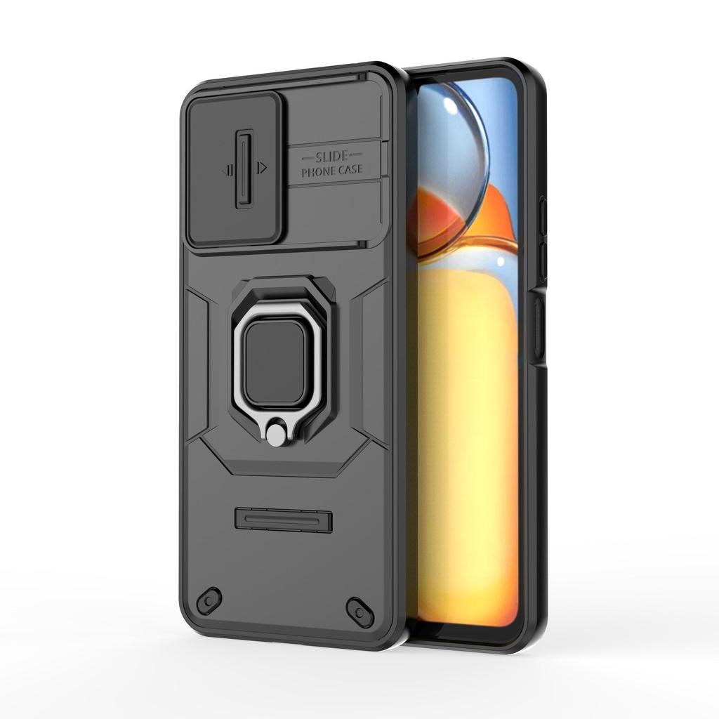 Чехол Battle Bear для телефона Redmi 14C с выдвижным окном и подставкой для Xiaomi 14T и Redmi NOTE 14PRO