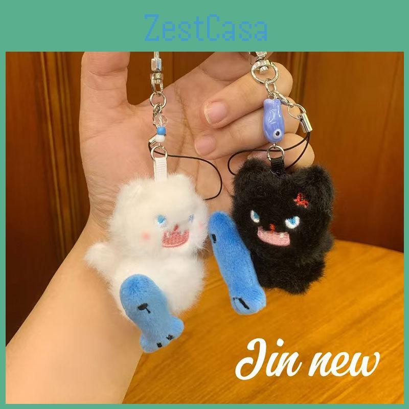 Fish Cat Plush Keychain With Cute Anime Style For Bags And Keys