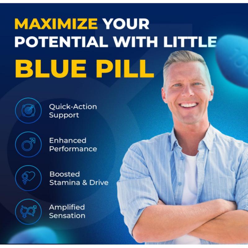 PSEnterprises<UK> Таблетки Erect-UP Blue для мужчин Улучшенная производительность Долгосрочный быстрый эффект 10 таблеток по 100 мг добавка для жизненной силы