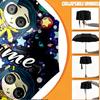 Custom Name Personalized Coraline Print Umbrella, Auto Open Close, 8‑Rib Sturdy Frame, Commute Camping Hiking Use, Birthday Gift