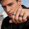 Модное мужское ретро-кольцо из нержавеющей стали с эффектом состаренности