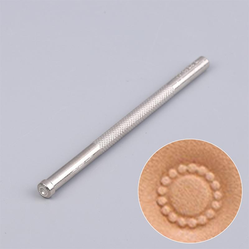 1/2 шт. Кожаное тиснение Металлический пуансон Сделай сам Инструменты для резьбы по коже Штамп Воск Кожаное ремесло Пуансоны Штампы