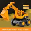 3 Styles Small Excavator Plastic Dump Truck Toy High Quality Kids Digger Toys  For Children