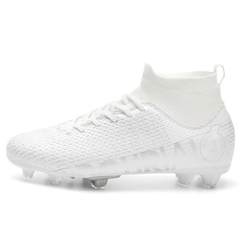 2025 new FGTF football shoes men's breathable high-top long and short nail football shoes grass training shoes