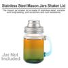 Крышки-шейкеры для банок Мейсона из нержавеющей стали, крышки-шейкеры для приправ для хранения сахара, соли, перца, кухонный инструмент для приготовления пищи, миксер для коктейлей, барный инструмент