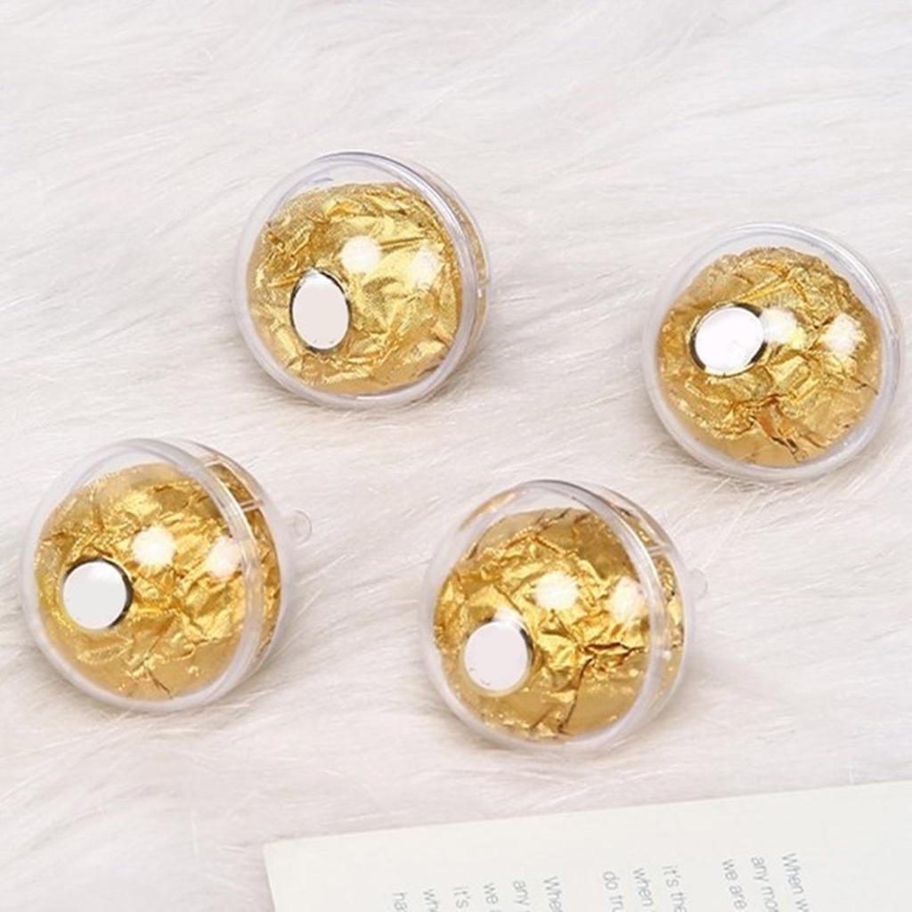 20Pcs Clear Chocolate Ball Holder Plastic Candy Bouquet Box Flower Packaging Support Rack Round Candy Wrappers Case Gift