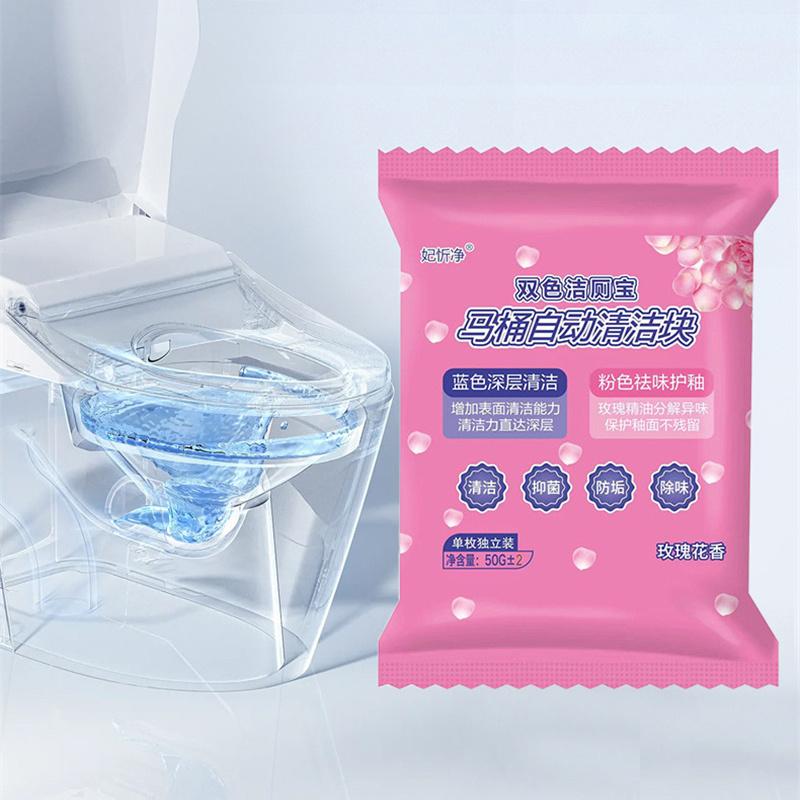 Чистящее средство для туалета Ароматизатор Дезодорант Двойной эффект Двойной цвет Сливной бачок Принадлежности для ванной Чистящее средство Продукт Удаитель пятен