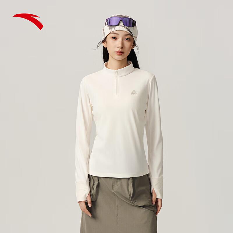 Anta Women's Outdoor Half-Zip Thermal Long-Sleeve Base Layer