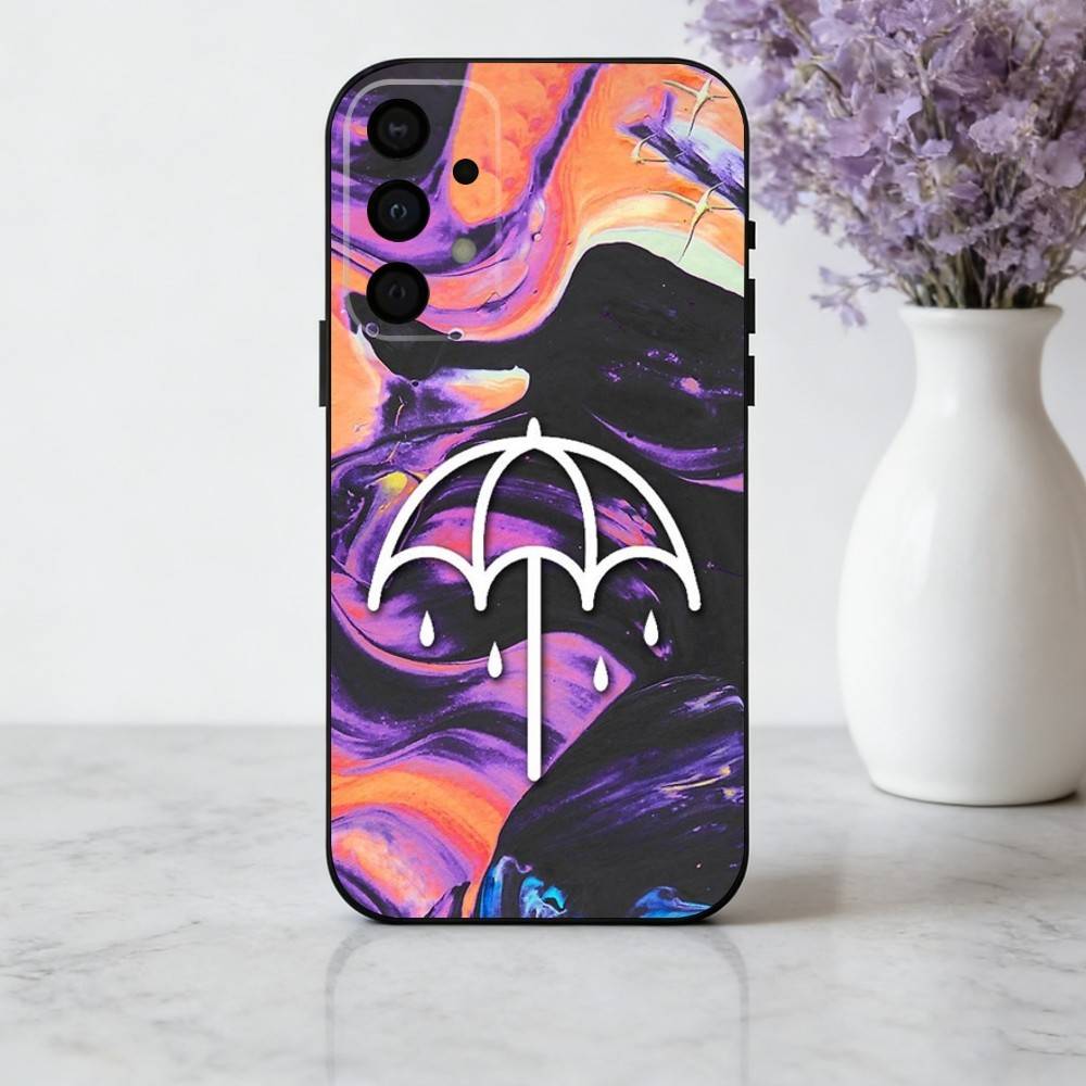 B-Bring M-Me the Horizon Band Чехол для телефона Samsung Galaxy A73, A72, A71, A70, A53, A52, A51, Другие Мягкий Черный Корпус