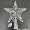 Lighted Star Christmas Tree Ornament Plastic Light Up Props Creative Christmas Tree Topper