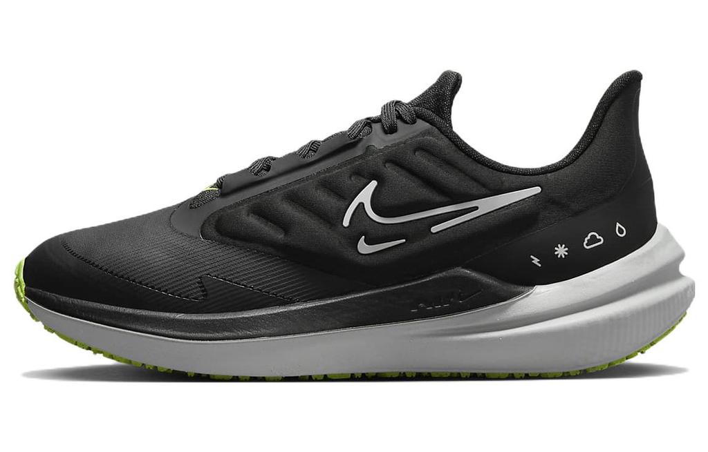 Nike Женские кроссовки Air Zoom Winflo 9 Shield 'Черный Белый Неоновый' DM1104-001
