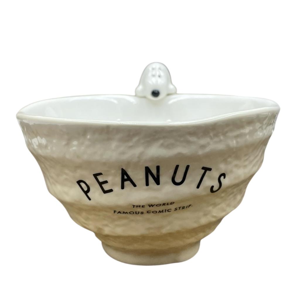 Marimo Craft SNOOPY Rice Bowl with x Figure, Ivory, Approx. 120 H70mm, SPTX-006