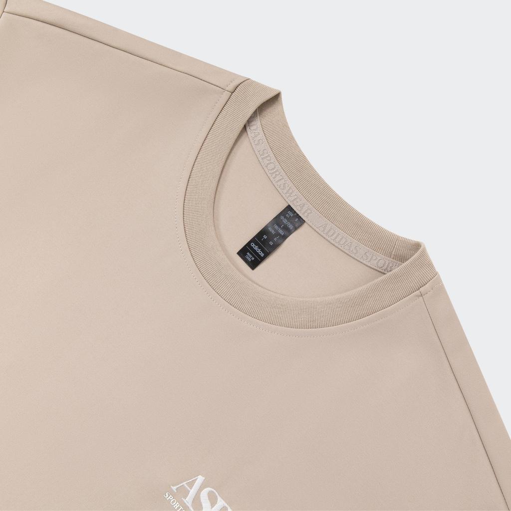 Men's Adidas T Shirts Men's Umber Crew Neck Moderate Straight Fit