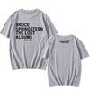 Tracks II: The Lost Albums Tee Singer BRUCE SPRINGSTEEN T-shirt Summer Round Neck Male Tshirts Graphic Clothing Men Women Tees