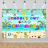 School's Out for Summer Theme Background Summer Pool Party Decoration Backdrop Baby Shower Props Photography Banner Supplies