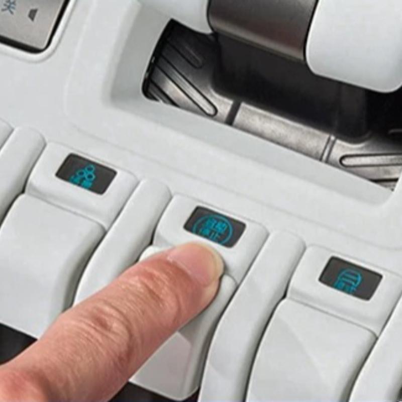 For BYD Formula Leopard Ti3 Car Central Control Button Silicone Pad Gear Shift Panel Trim Original Color Sticker Car Accessories