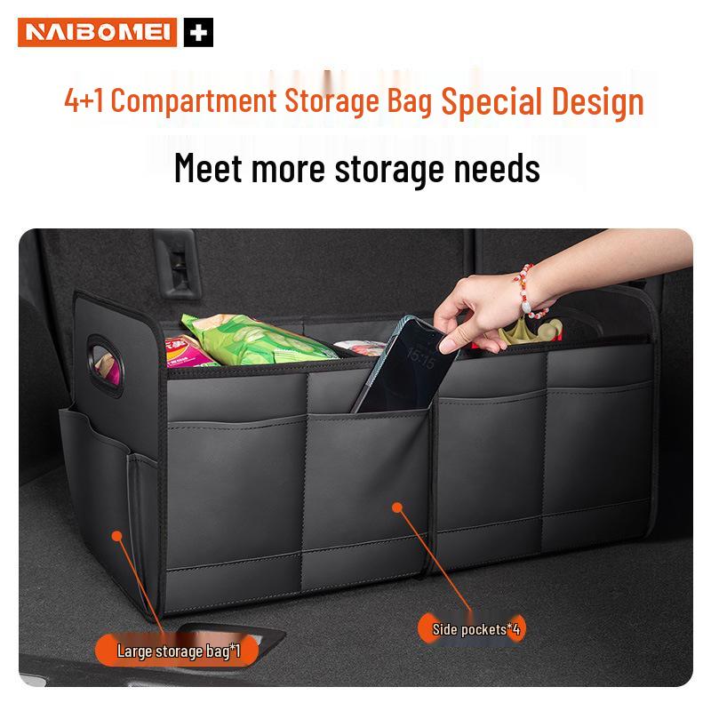 Compatible with Mitsubishi Outlander, Pajero, JinChang, JinXuan, ASX - Car Trunk Organizer Storage Box.