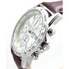 Seiko Часы-хронограф с ремешком из натуральной кожи - белые и темно-коричневые SND363P1-DB [Параллельный импорт]