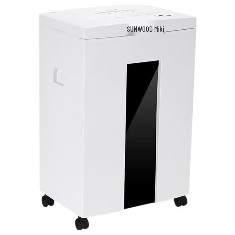 SUNWOOD S19 Коммерческий уничтожитель документов с 10 листами, уровень секретности 5, перекрестная резка, штекер CN (адаптер в комплекте)