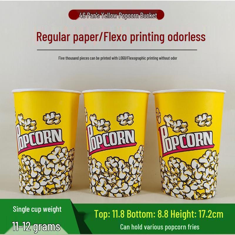 Commercial Disposable Popcorn Buckets & Cups