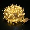 LED String Lights Outdoor Starry Sky Decoration, Colorful Christmas Holiday Wedding Flashing Lights, Bare Light String.