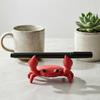 Nostalgie 3D Printed Crab Pen Holder, Cute Portable Cartoon Desk Organizer, Practical Home Decor Stationery Stand Figurine