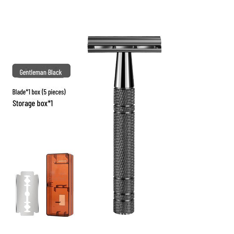 Двусторонняя ручная бритва розового золота