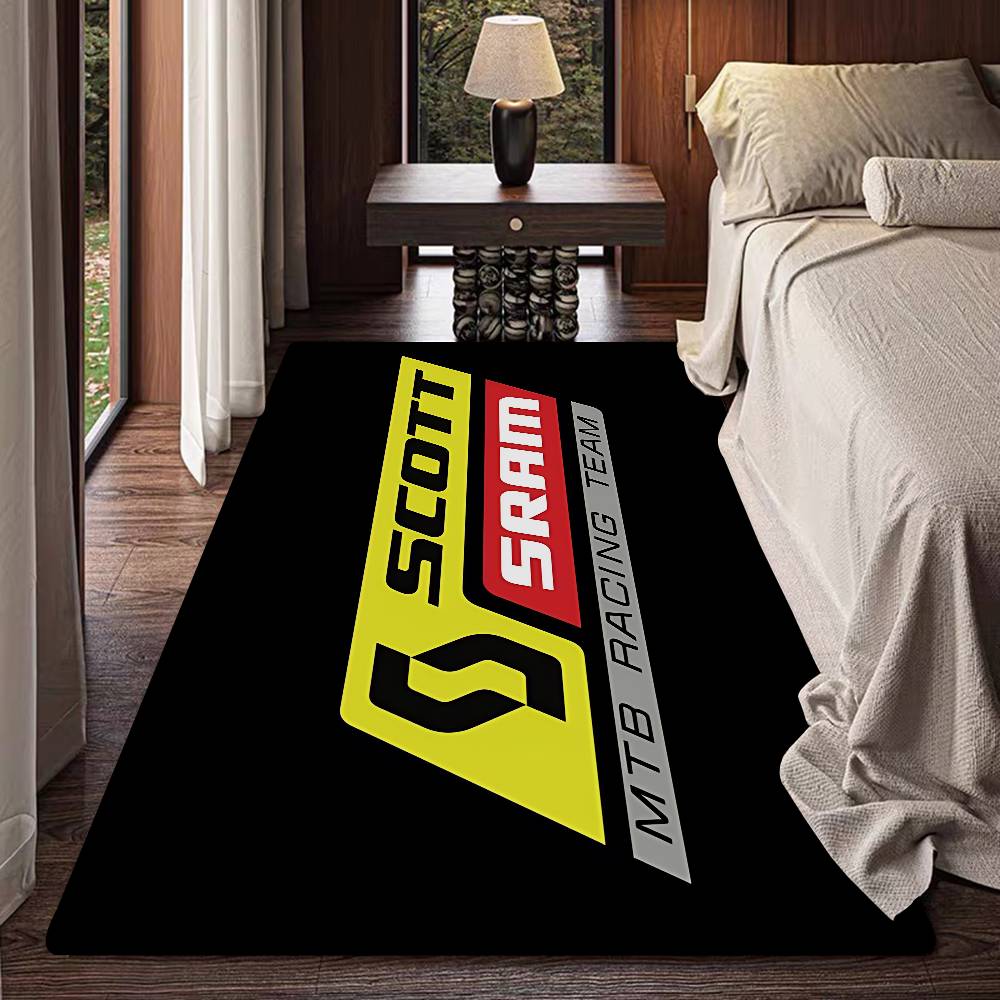 Scott Bike Floor Mat Non-Slip Laundry Room Mat Laundry Decor Balcony Child Living Room Household Carpets