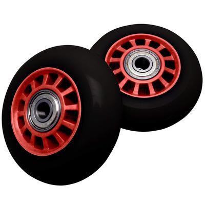 RANGS Замена для колес для губной помады Deluxe 68 мм, 2 шт., Черный/Красный, Мини,