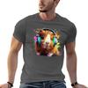 Watercolor Headphones Funny Guinea Pig Tshirt T Shirts Cotton 100 Unisexs Graphic T Shirts Tshirt