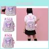 Очаровательный мультяшный рюкзак Kuromi для детей, для девочек и мальчиков, возраст 3-6 лет, с нейлоновой оболочкой
