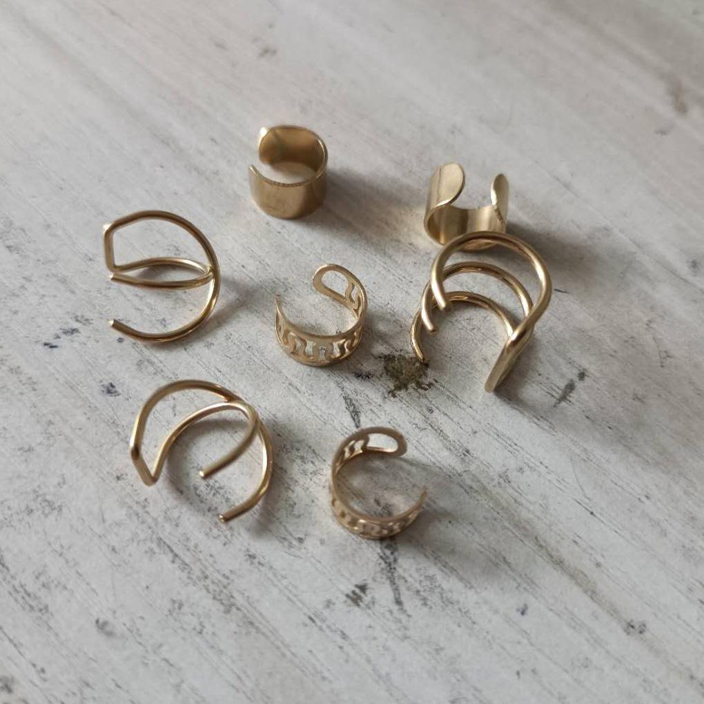 10 пар клипс для ушей из нержавеющей стали, наборы серег-капель, унисекс, клипсы из сплава без прокола