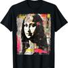 Abstract Graffiti Art Leonardo Da Vinci Art Mona Lisa T-Shirt