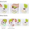 Plastic Double Sided Press Garlic Masher Portable Ginger Slicer Garlic Chopper  Cooking