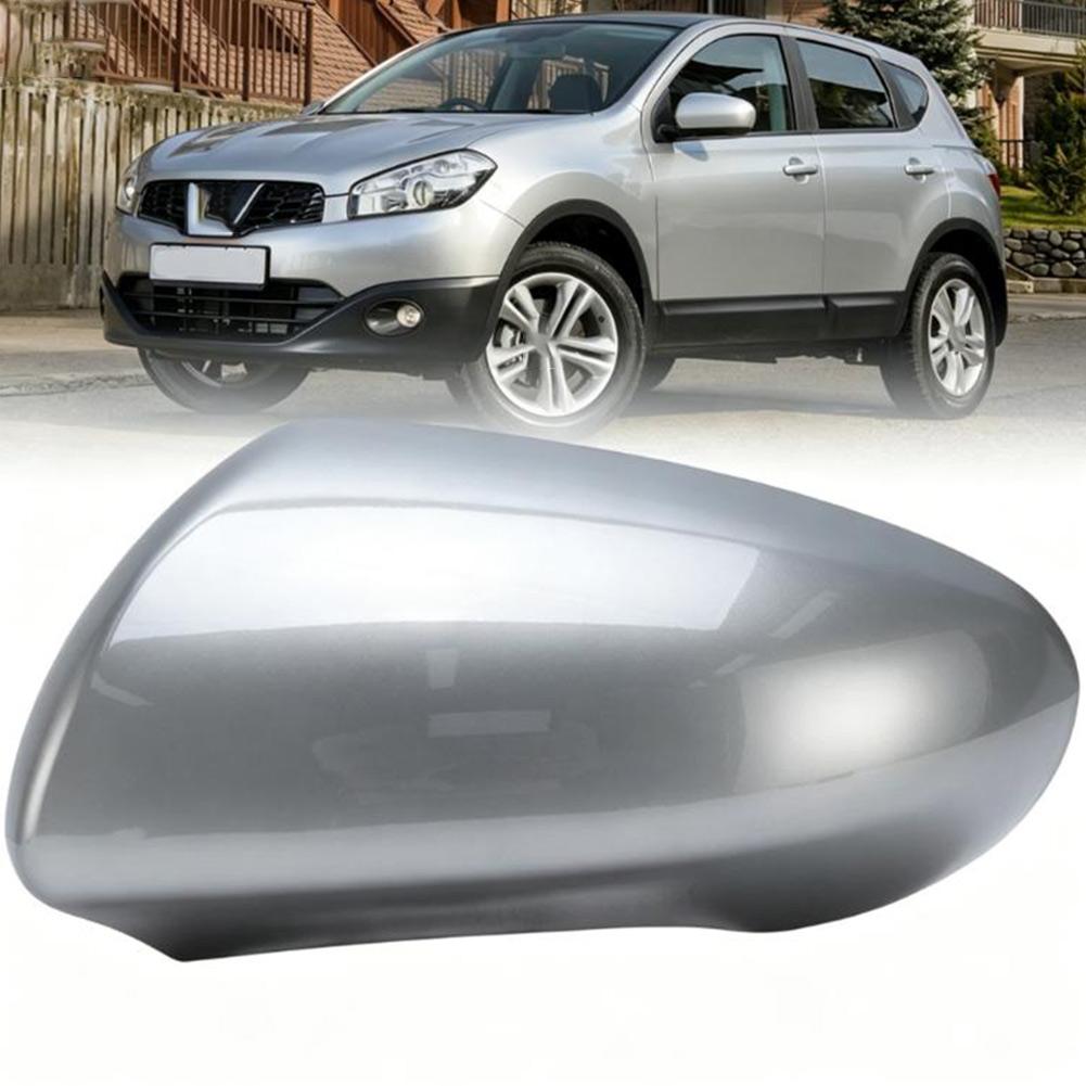 Silver ABS Rearview Mirror Housing Cover Wing Shell For Nissan For Qashqai J10 2007-2014 Right/Left Car Exterior Accessories