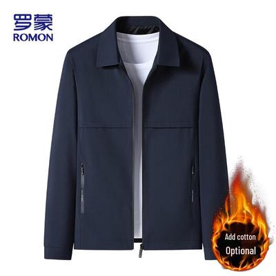 Мужская куртка MK73 в стиле business casual с отложным воротником