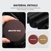 2Pcs Car Cup Holder Anti Slip Insert Coasters Pads Decoration For Mercedes Benz AMG C180 C300 W124 W176 W177 C200 C260 GLC CLE VB3