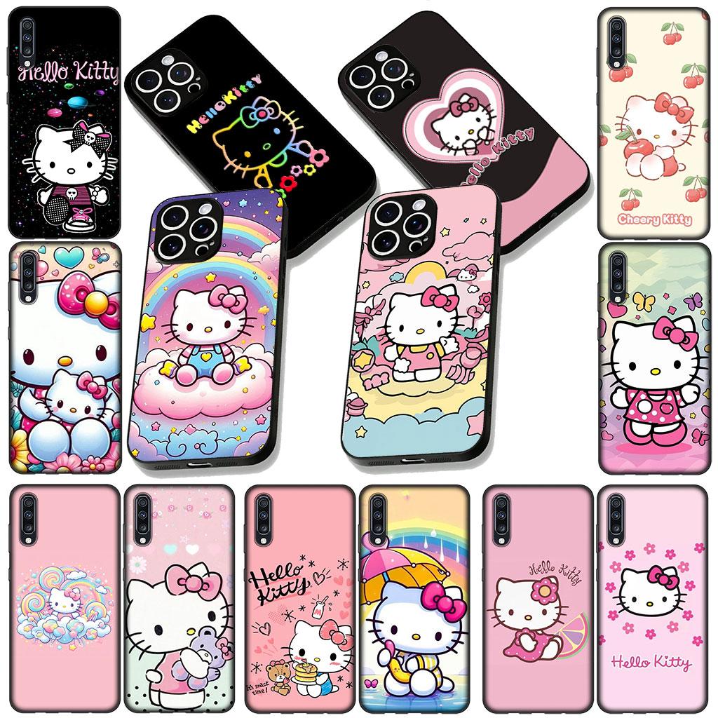 Soft Cover for Samsung Galaxy S22 S21 S20 FE Ultra Plus A35 A36 A55 A37 A33 A34 A57 Coque Phone Case Hello Kitty Poster Anime