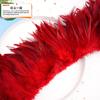 20Pcs57 Big Red Feather Diy Jewelry Accessories Clothing Handicrafts Decorative Materials