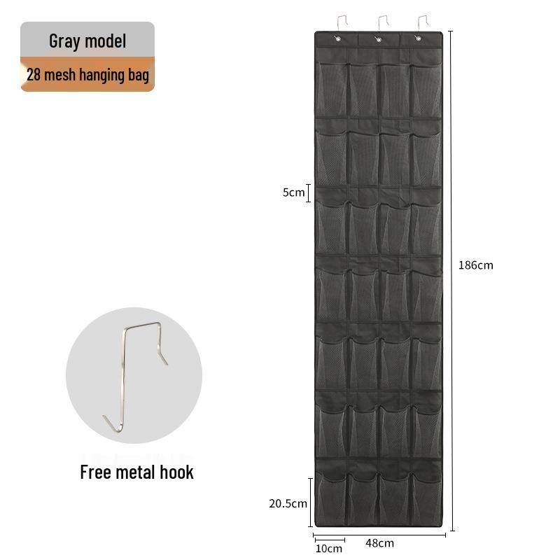 Over-the-Door Multi-Layer Shoe Hanging Organizer for Dorms