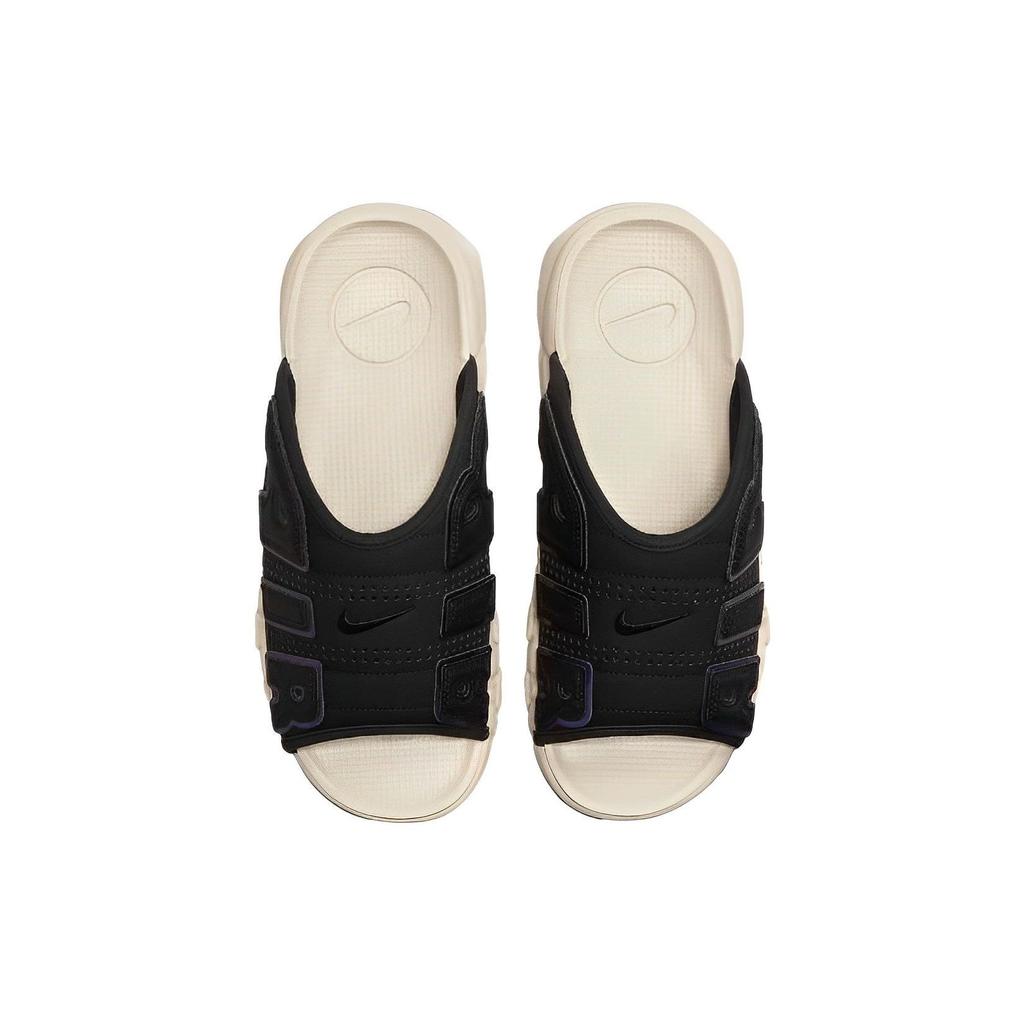 Nike Air More Uptempo Slide Black Sanddrift Переливающиеся мужские кроссовки Разноцветные прозрачные FB7802-001