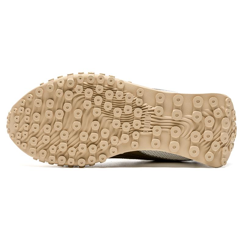 Puma Wild Rider Ткань Синтетическая кожа Удобные Универсальные Дышащие Легкие Низкие Повседневные Кроссовки Унисекс Бежевый Коричневый 397122-01