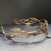 Vintage King Round Elves Crown Elegant Zinc Zinc Alloy Rhinestone Headdress  Formal Events