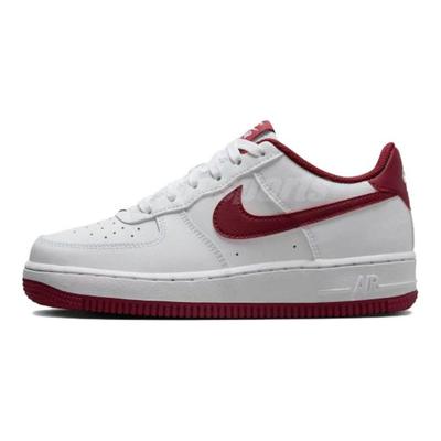 Детские кроссовки Air Force 1 GS White Team красные FV5948-105
